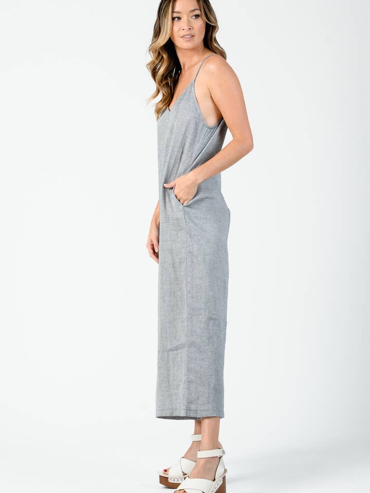 GARZA BLU TUTA GAUZY CAMI-GARZA BLU SCURO in vendita all'ingrosso su Faire1