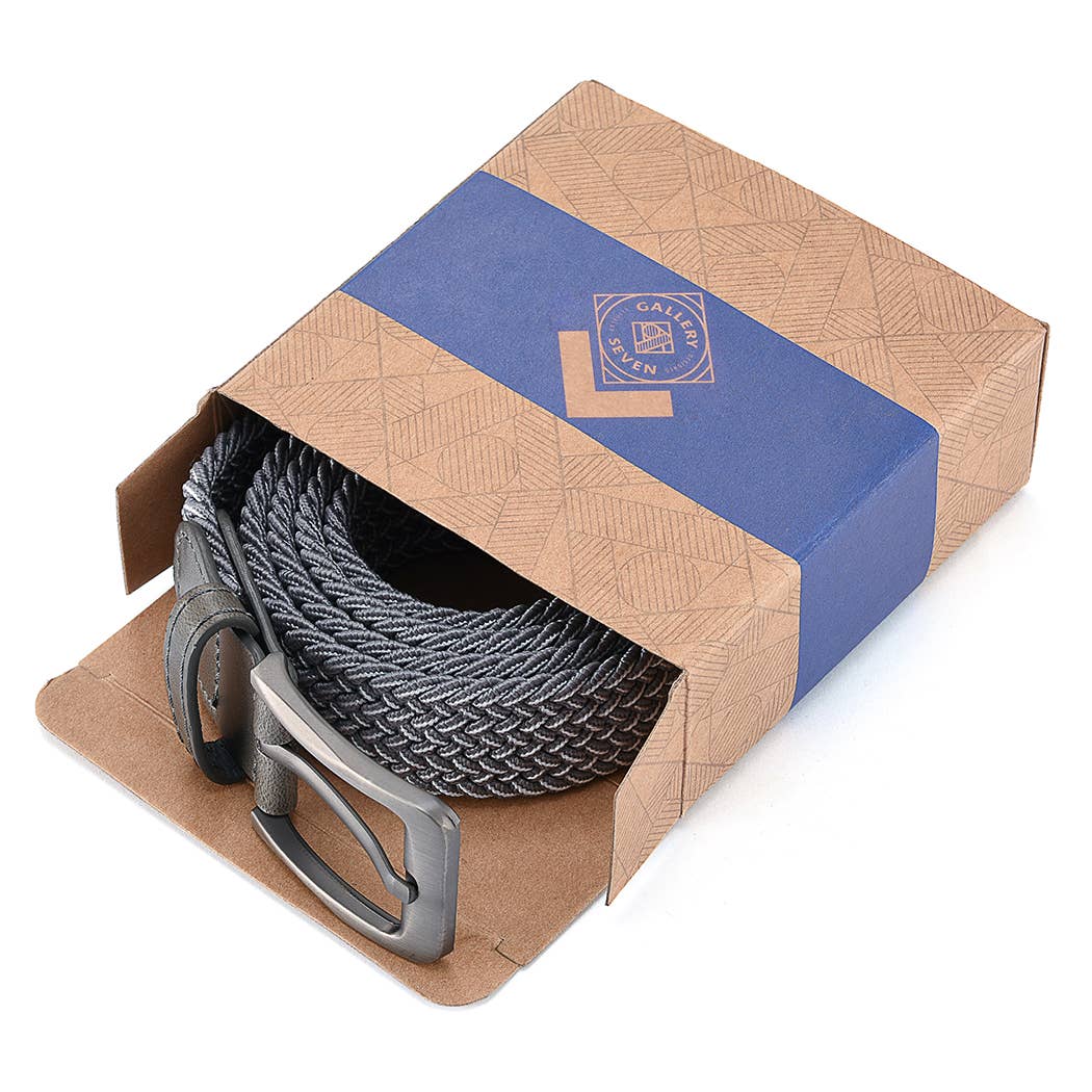 Mio Marino – wholesale Belt – Men's – Elastic Braided Stretch Belt9