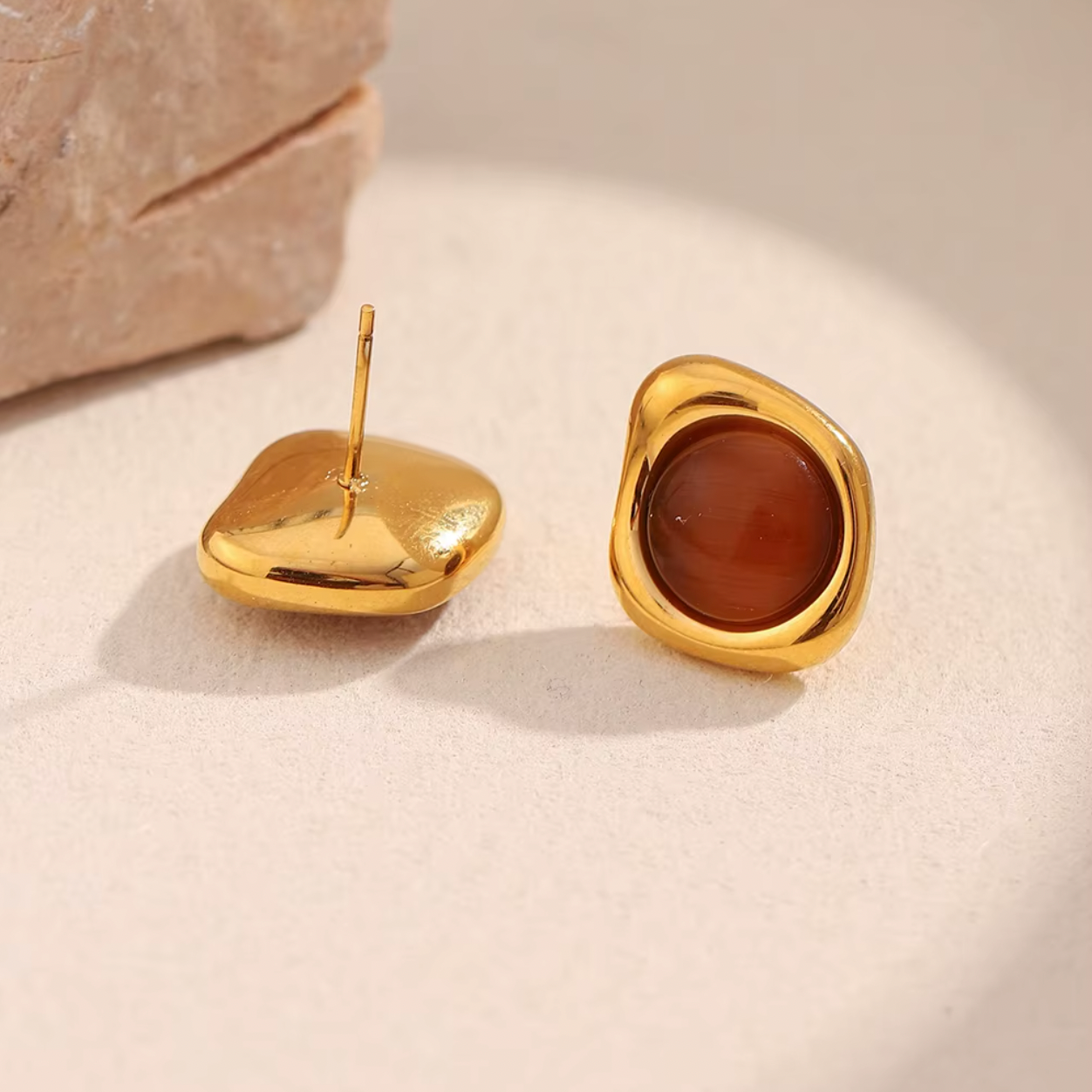 Brown Greta EARRINGS for wholesale on Faire2