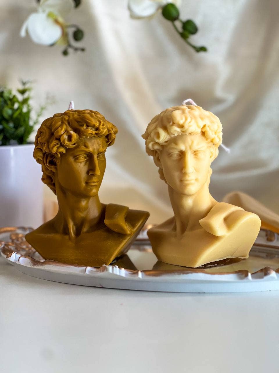 Agaboo Candle - Wholesale Novelty Candle - David Head Candle 5.5x5in - Sculptural8