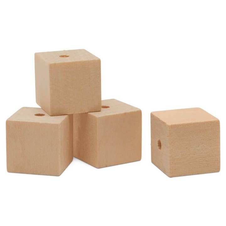 Woodpeckers Crafts - Wholesale Craft Supplies - Wooden Square Beads2