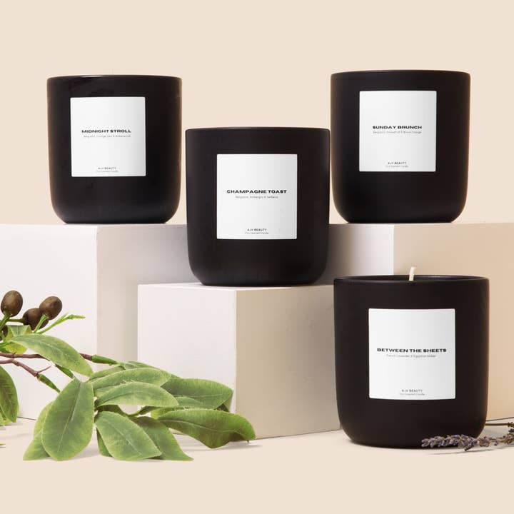 Coconut-Soy Wax Candles for wholesale by AxV Beauty