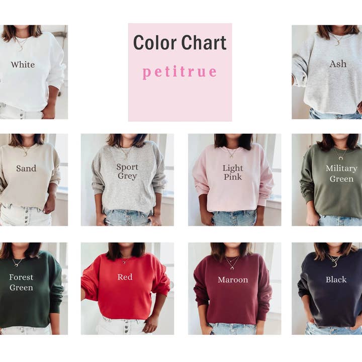 P E T I T R U E – wholesale Sweatshirt med tryck - Dam – Cool faster sweatshirt rundhalsad mors dag-present