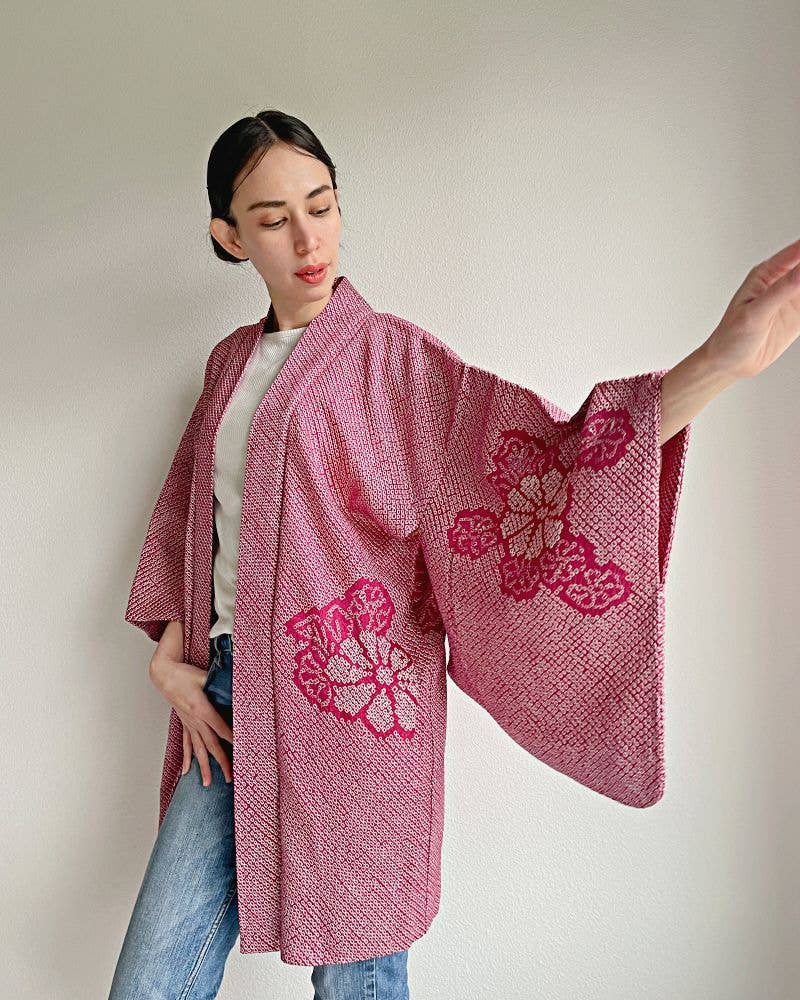 KimonoZen - Wholesale Kimono - Women's - Benigiku Haori Kimono Jacket3