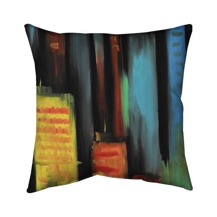 Cuscino Contemporaneo - Decorazione Casa Edifici Alti Astratti per la vendita all'ingrosso da parte di BEGIN HOME DECOR