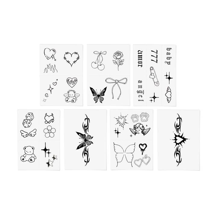 INKED by Dani - Wholesale Tijdelijke tattoo - She's All That tijdelijke tattoo set1
