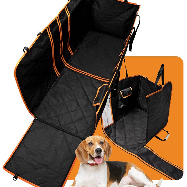 Mister Mill Auto-Hundedecke mit Mehrfachreißverschlüssen und Hundeleine – 137 x 147 cm für den Großhandel von Mister Mill