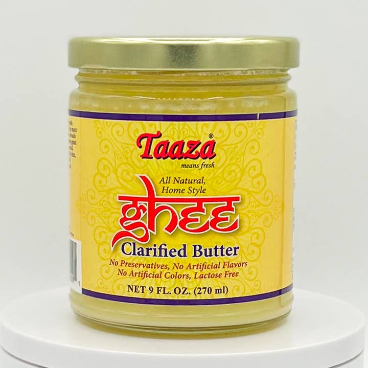 Ghee | Clarified Butter | Made from 100% American Butter 9oz for wholesale by Ayurveg | NudeVeg Pickles
