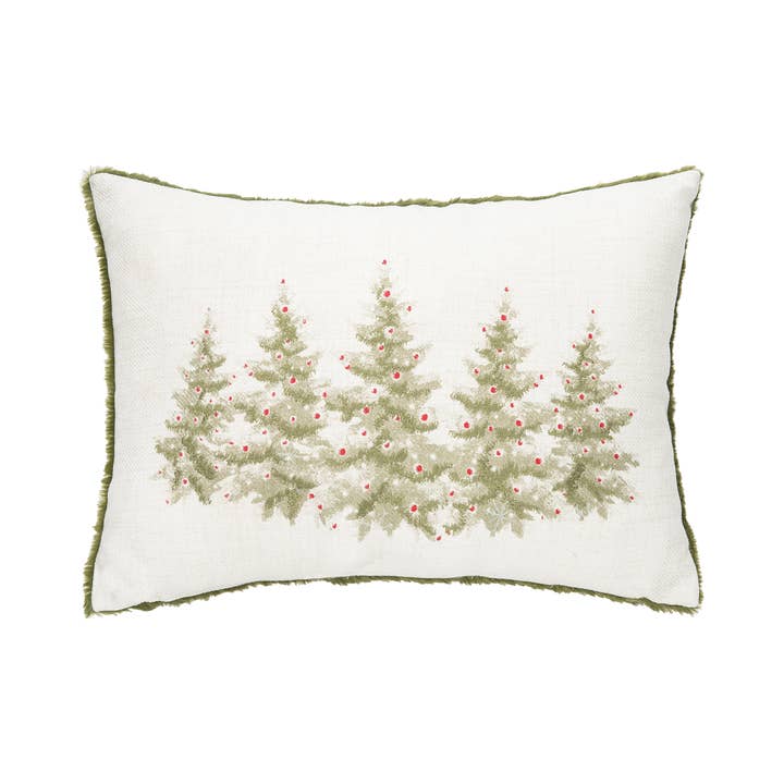 Christmas Winter Trees Throw Pillow for wholesale by C&F Home