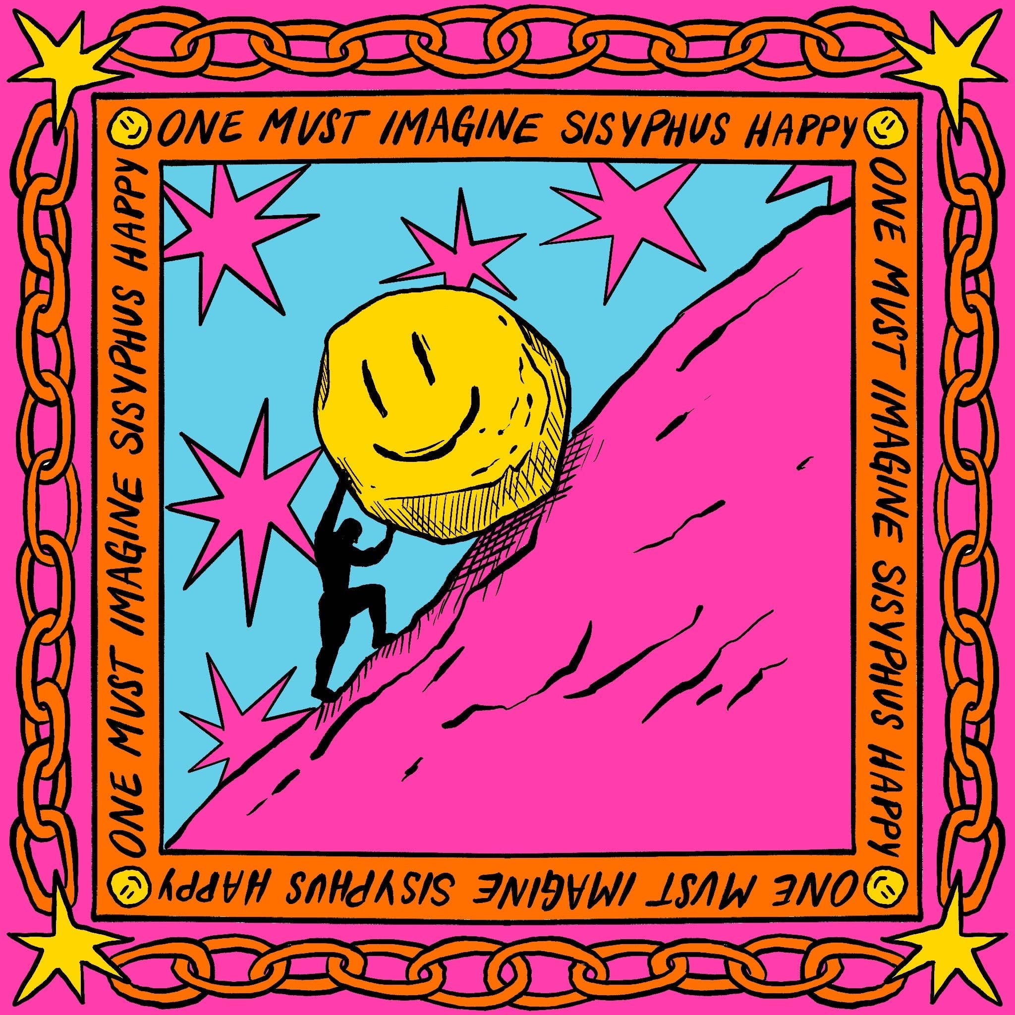 Kate Letters Lots - Wholesale Poster - One Must Imagine Sisyphus Happy Poster1