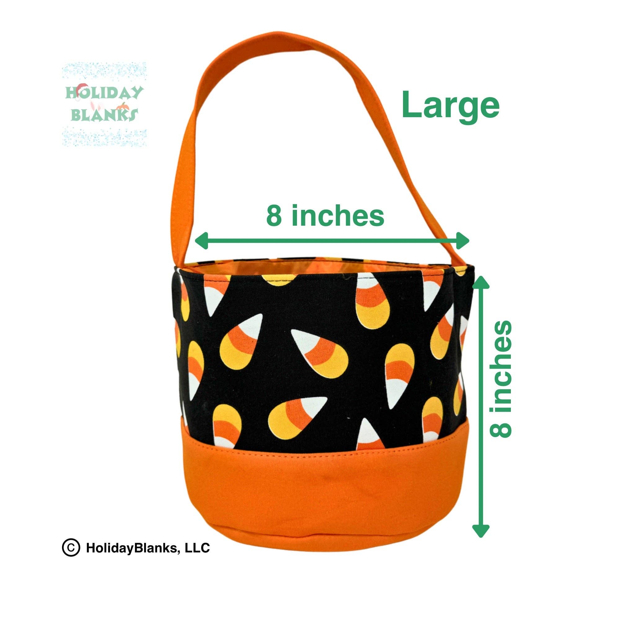 Holiday Blanks - Wholesale Basket - Halloween Candy Corn design basket embroidery blanks0