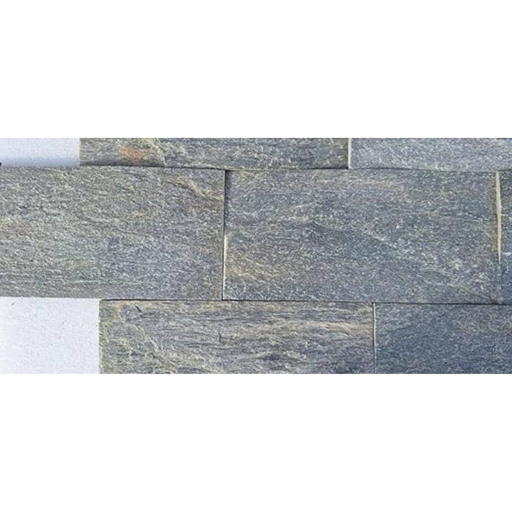 Kalu Creations - Wholesale Wall Tile - Serizzo Verde – Set of 8 Natural Stone Tiles 30×15×1.5 cm | Cladding and Furnishing3
