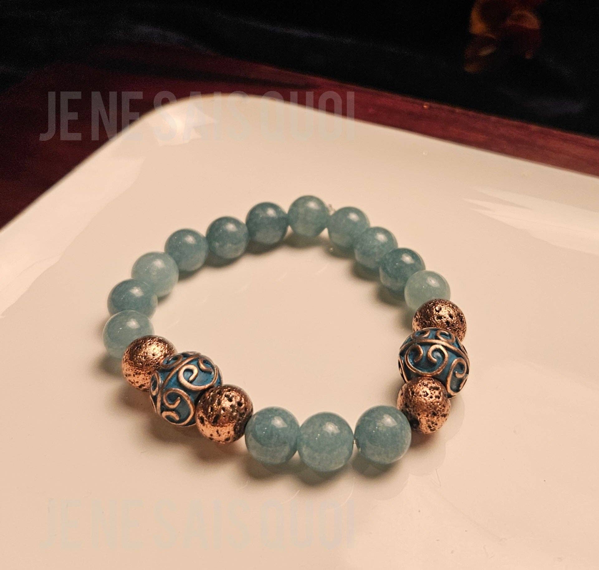 Je Ne Sais Quoi - Wholesale Beaded Bracelet - Luminous Grace- Limited Edition- Burmese Jade I1
