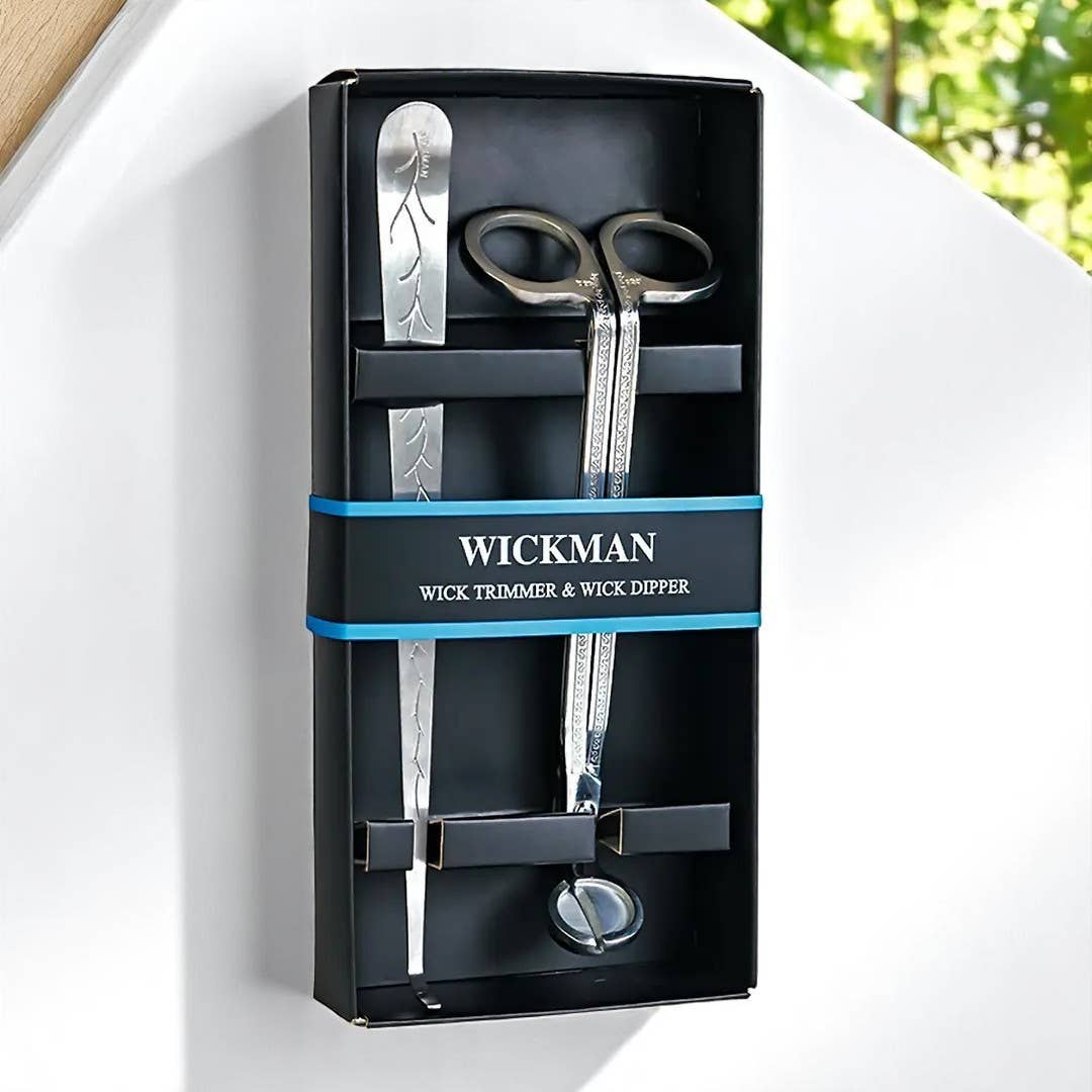 Wickman Products - Venta al por mayor Cortador de mechas - Set de regalo con recortador y sumergidor de mechas para velas4