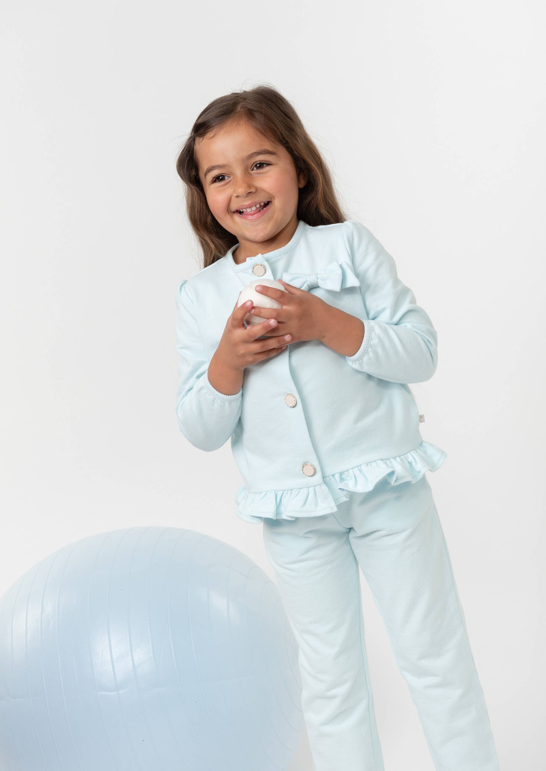 Caramelo Kids - Fashion Collection - Wholesale Top & Leggings Set - Kids - Elevated Essentials Pearl Bow Cardigan Set2