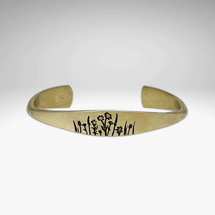 Wildflowers Signet Cuff for wholesale by Daphne Lorna