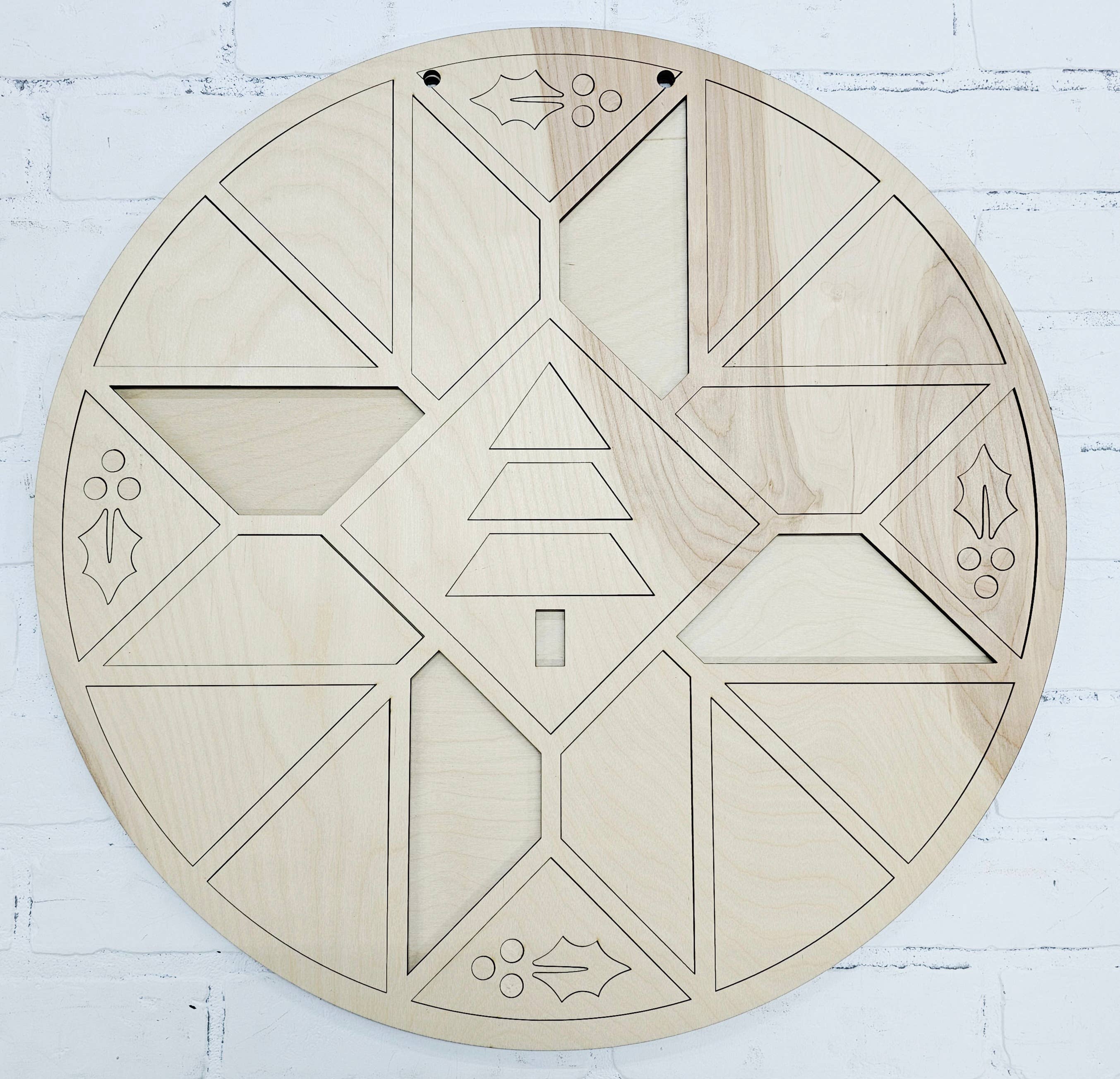 Teal Moon Creations - Wholesale DIY Craft Kit - DIY Christmas Doodle Barn Quilt Door Hanger5