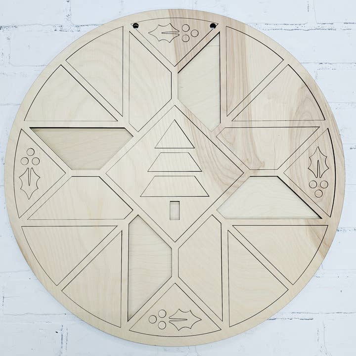 Teal Moon Creations - Wholesale DIY craft kit - DIY Christmas Doodle Barn Quilt Door Hanger5