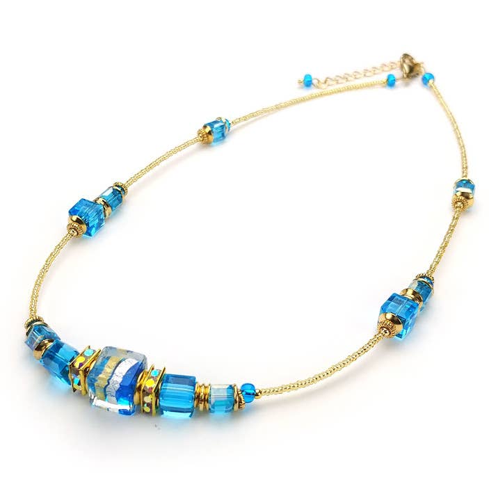 Alice Sturzinger LLC - Vendita all'ingrosso Parure di gioielli - Collezione di Gioielli in Vetro di Murano Cristallo - Colori Assortiti13