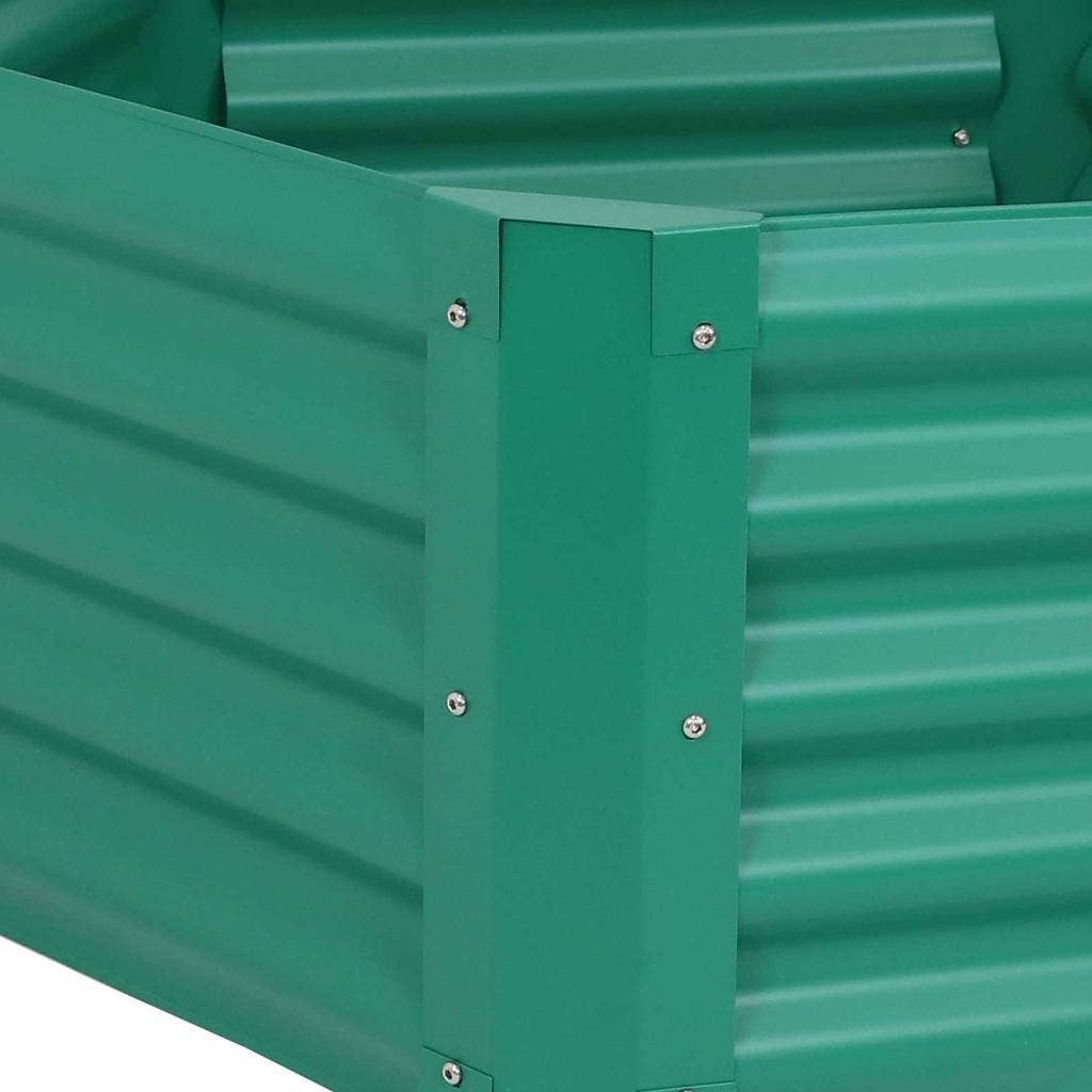 HomeRoots - Wholesale Planter Box - 16" X 41" Green Steel Hexagon Planter Box4