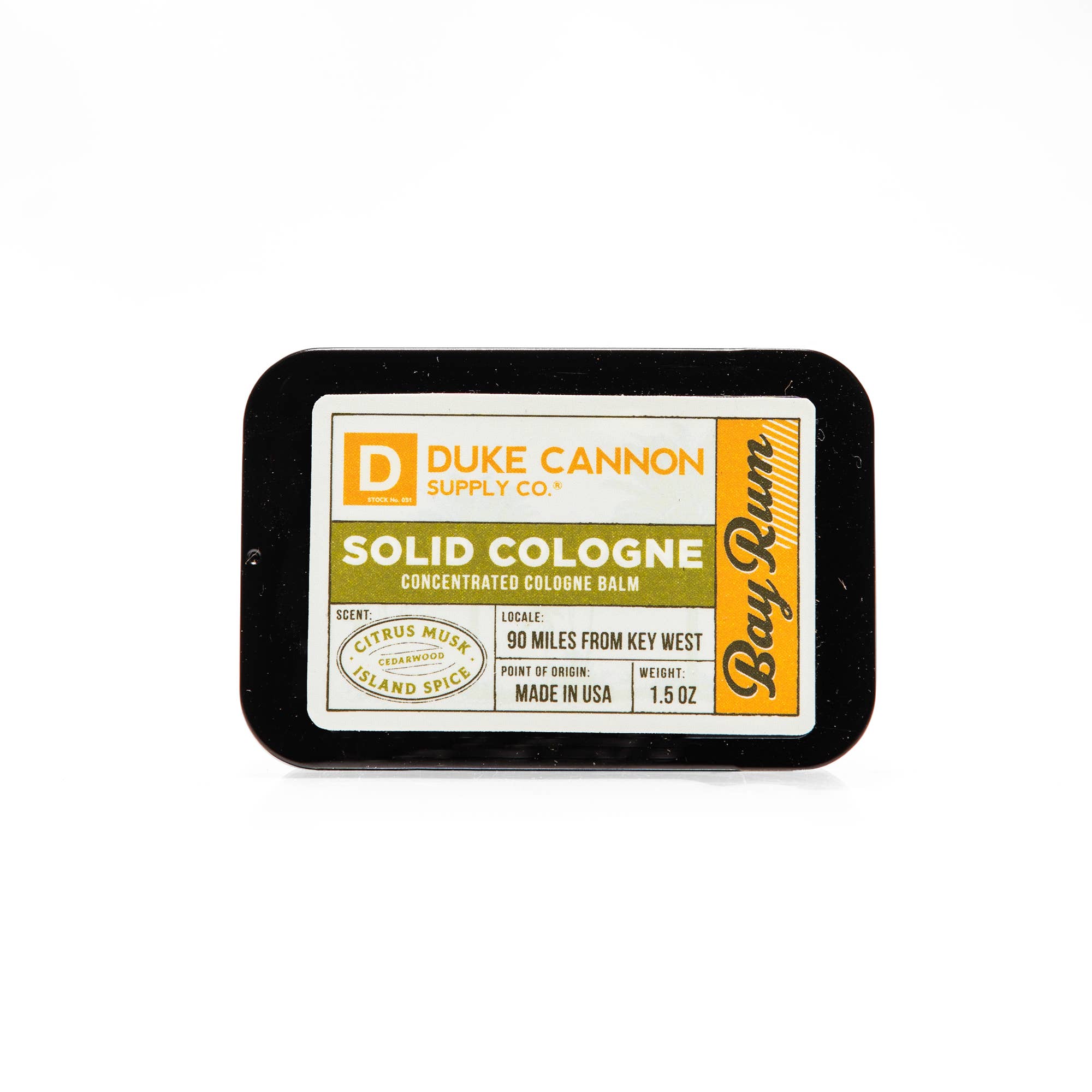 Duke Cannon - Wholesale Solid Cologne - Solid Cologne- Bay Rum
