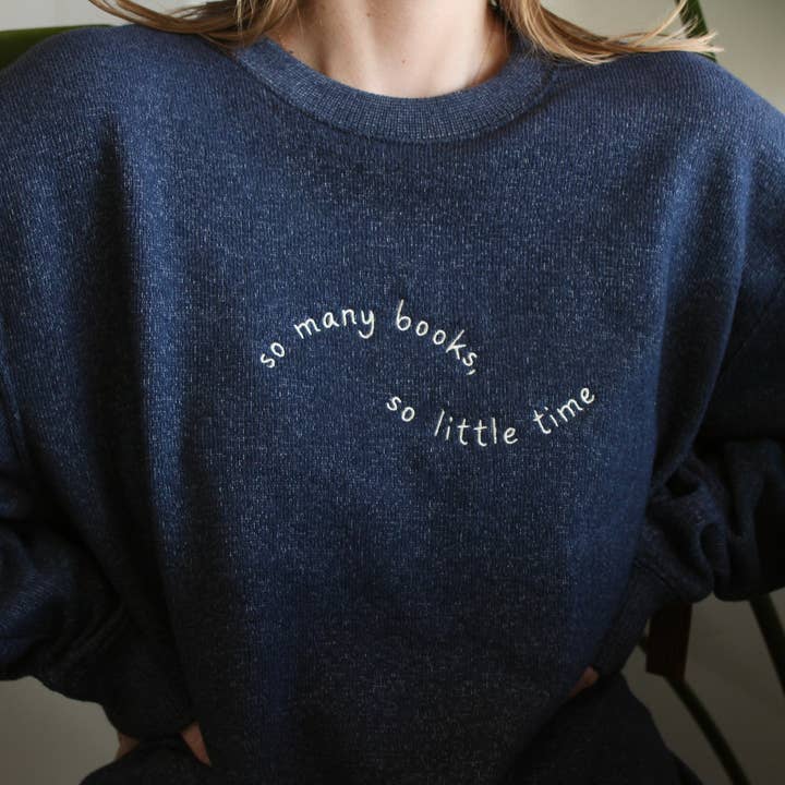 So Many Books, So Little Time Crew for wholesale by Sun Milk