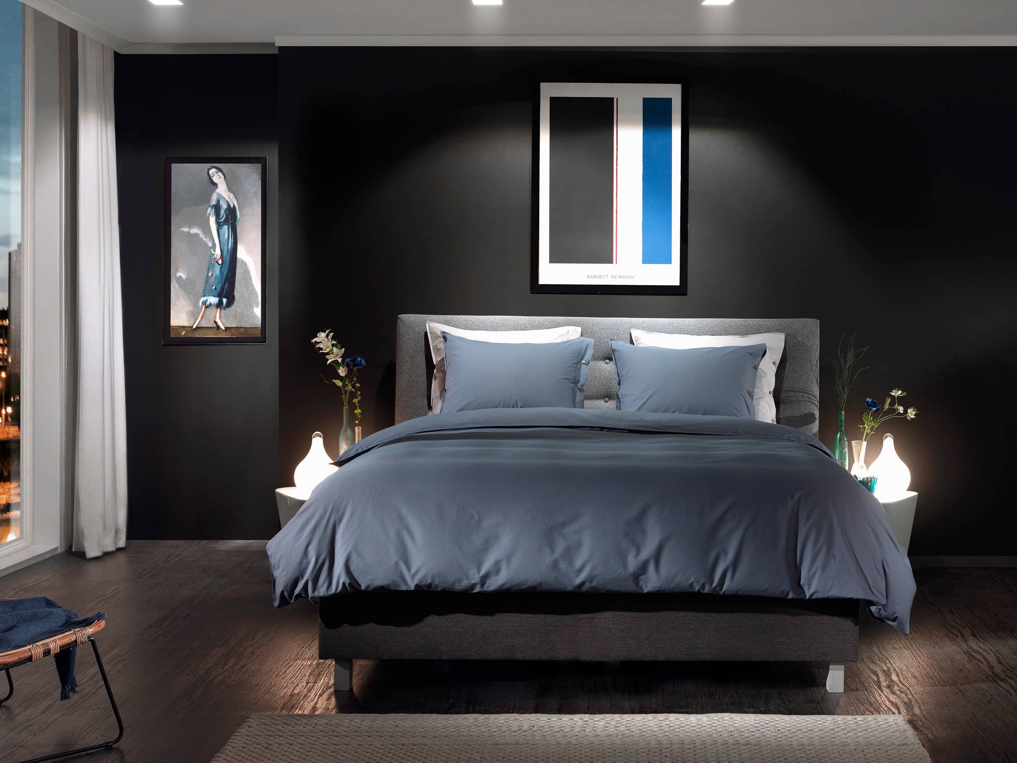 Heckettlane - Wholesale Bedding Set - Percale Bettwäsche (German version) 155 Midnight Blue0