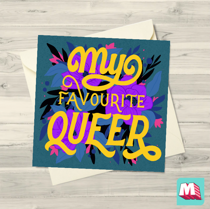 Maktus - Vendita all'ingrosso Biglietti d'amore - Biglietto di auguri queer My Favourite0