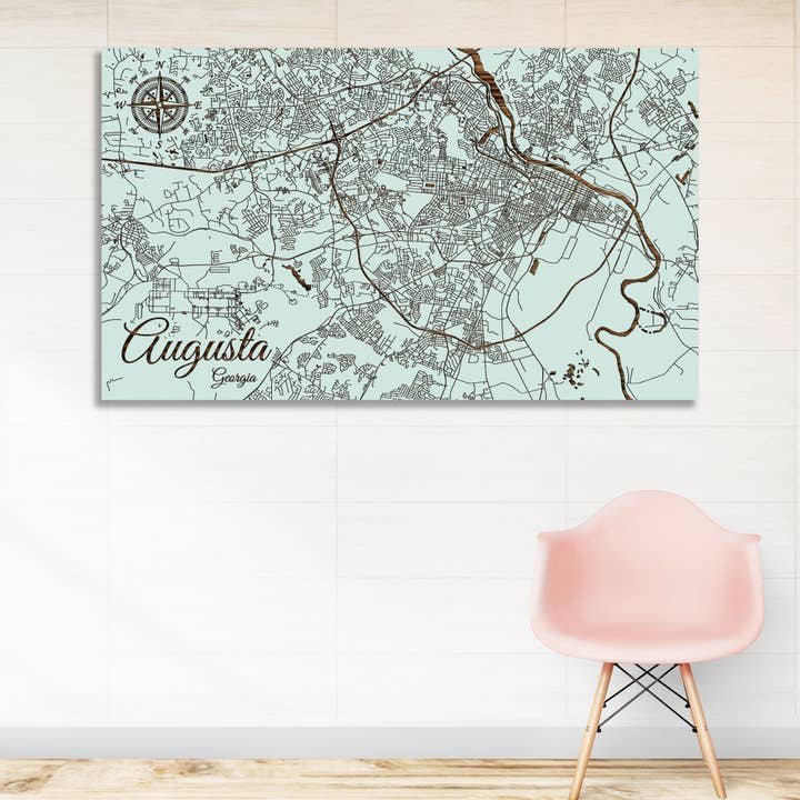 Fire & Pine – Engroshandel Kort – Georgia: Augusta Street Vis kort2