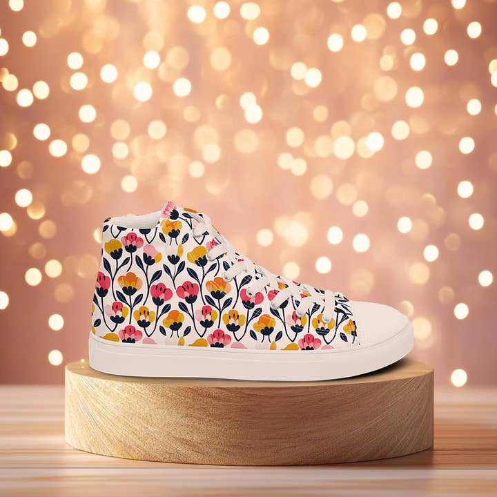 Poppy high top shoes for wholesale by Sola Shoe