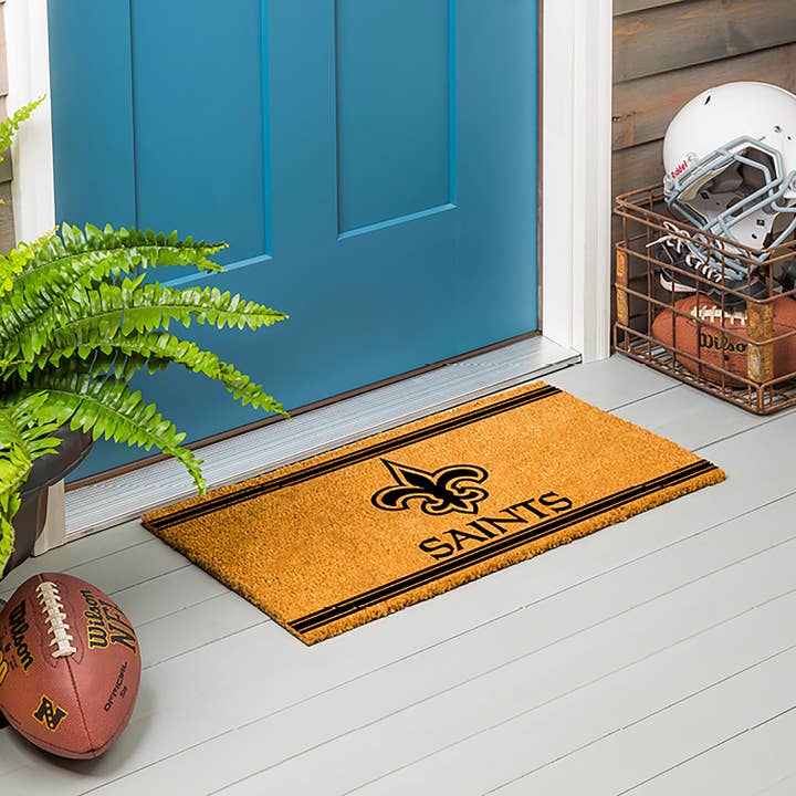 New Orleans Saints, Coir Mat 1C for wholesale by Evergreen Enterprises