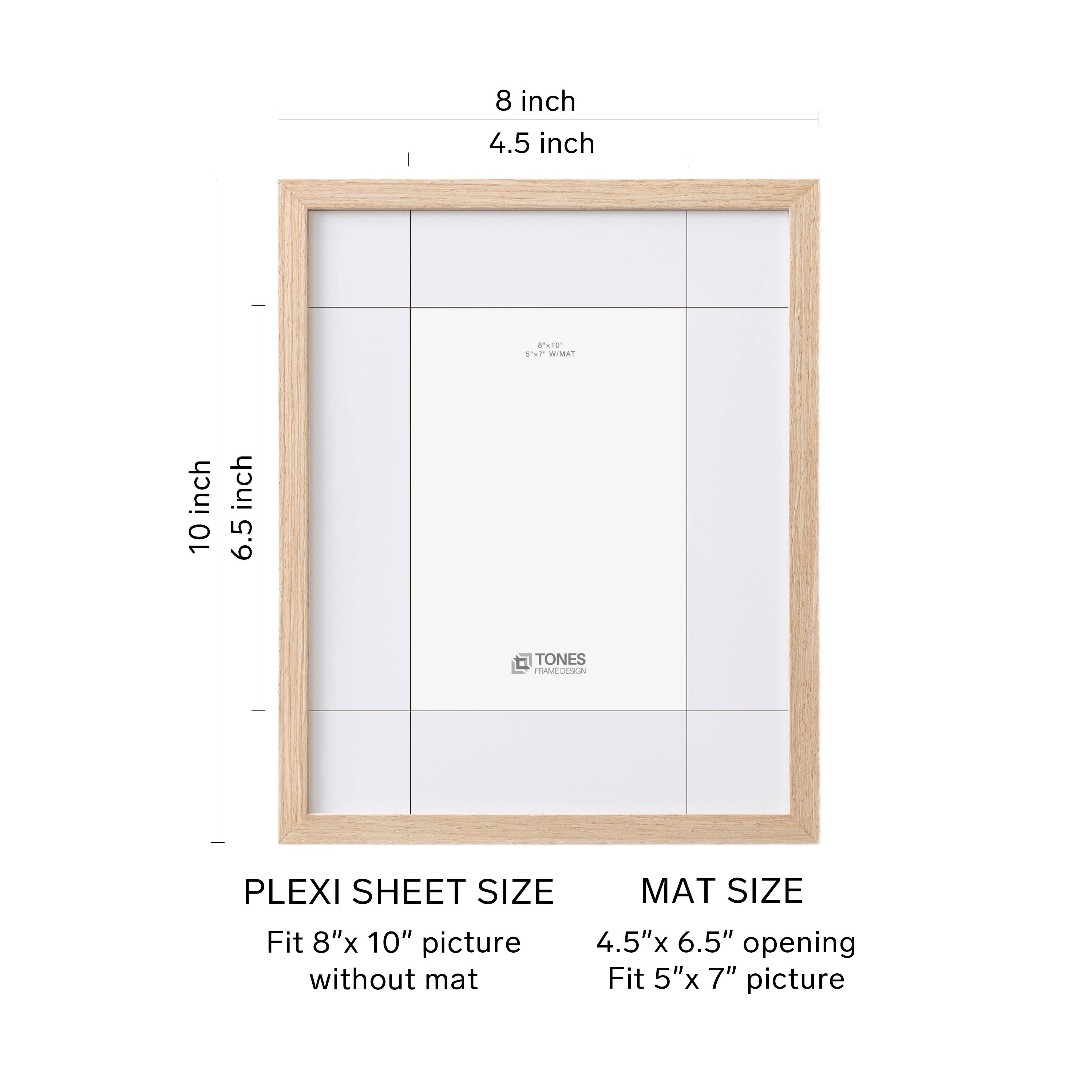 LivingTaste Home Inc - Wholesale Picture Frame - 8x10 Dryades Wooden Frame Set of 22