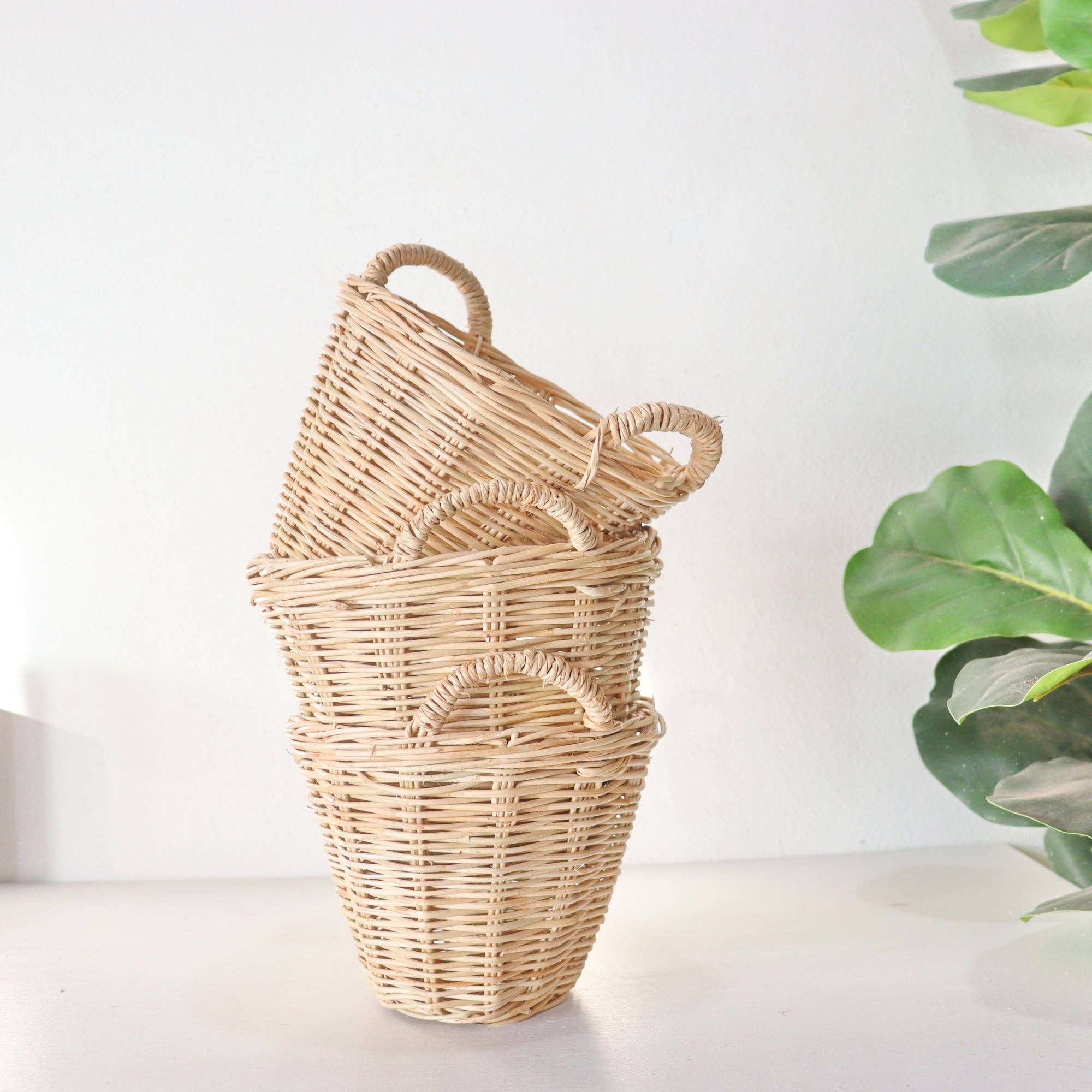 Thaihomeshop - Vente Paniers - Petit panier en rotin thaïlandais - Rangement et organisation11