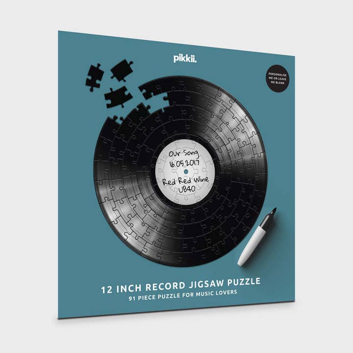 12" Vinyl Record Jigsaw Puzzle | Personalized Music Gift and other Purchase wholesale puzzle roll. Free returns & net 60 terms on Faire trending on Faire.
