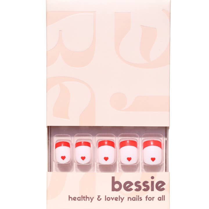 Bessie - Wholesale Press-On/Fake Nails - Heart to Heart