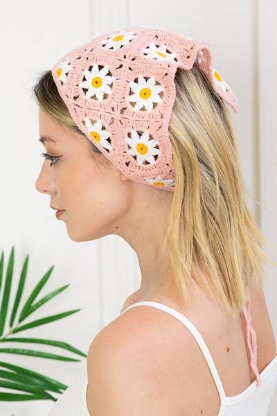 JOSSLYN by wall to wall - Wholesale Fashion Headband - Women's - FLOWER HAIR SCARF HAIR BAND | 40HS0212