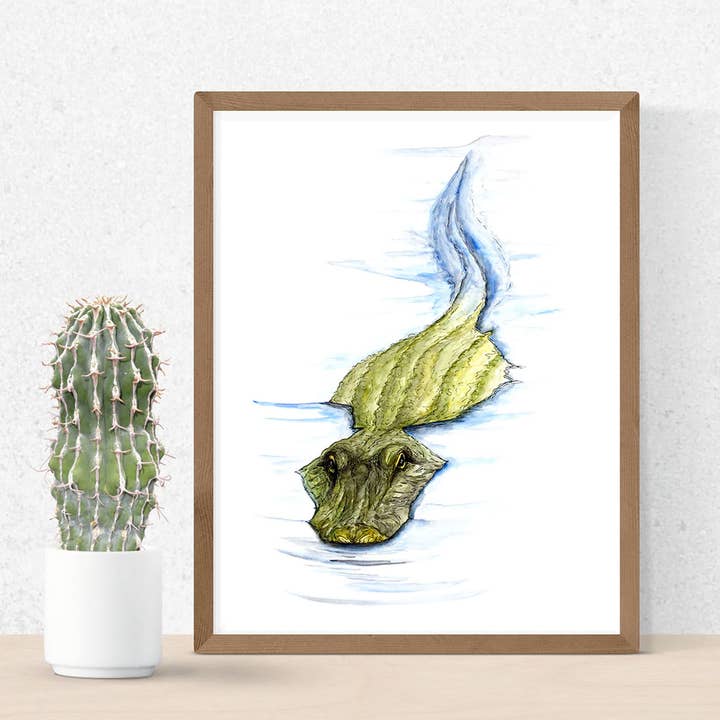 Krokodildruck (mehrere Größenoptionen) für den Großhandel von Art by BGates