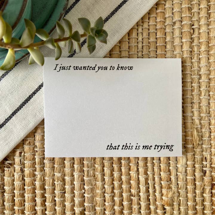 Me Trying Sticky Notes | Taylor Swift post it notes for wholesale by Raydiant Goods