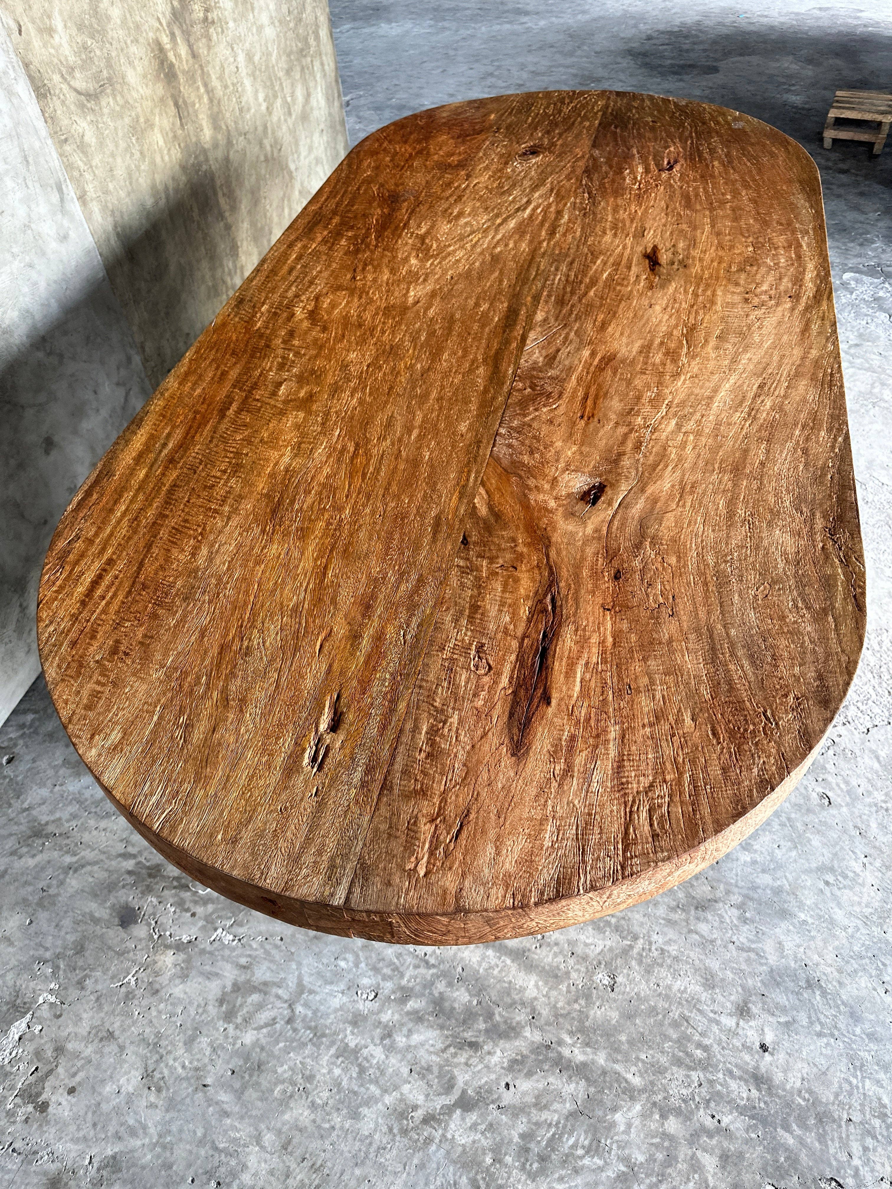 Office Objets - Wholesale Coffee Table - Massive mango wood table 2m10x1m50