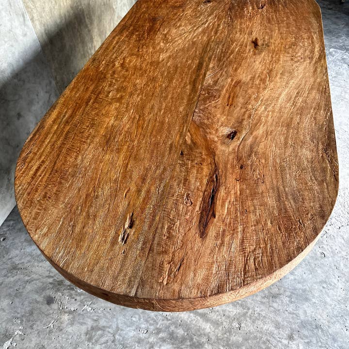 Office Objets - Wholesale Coffee Table - Massive mango wood table 2m10x1m50