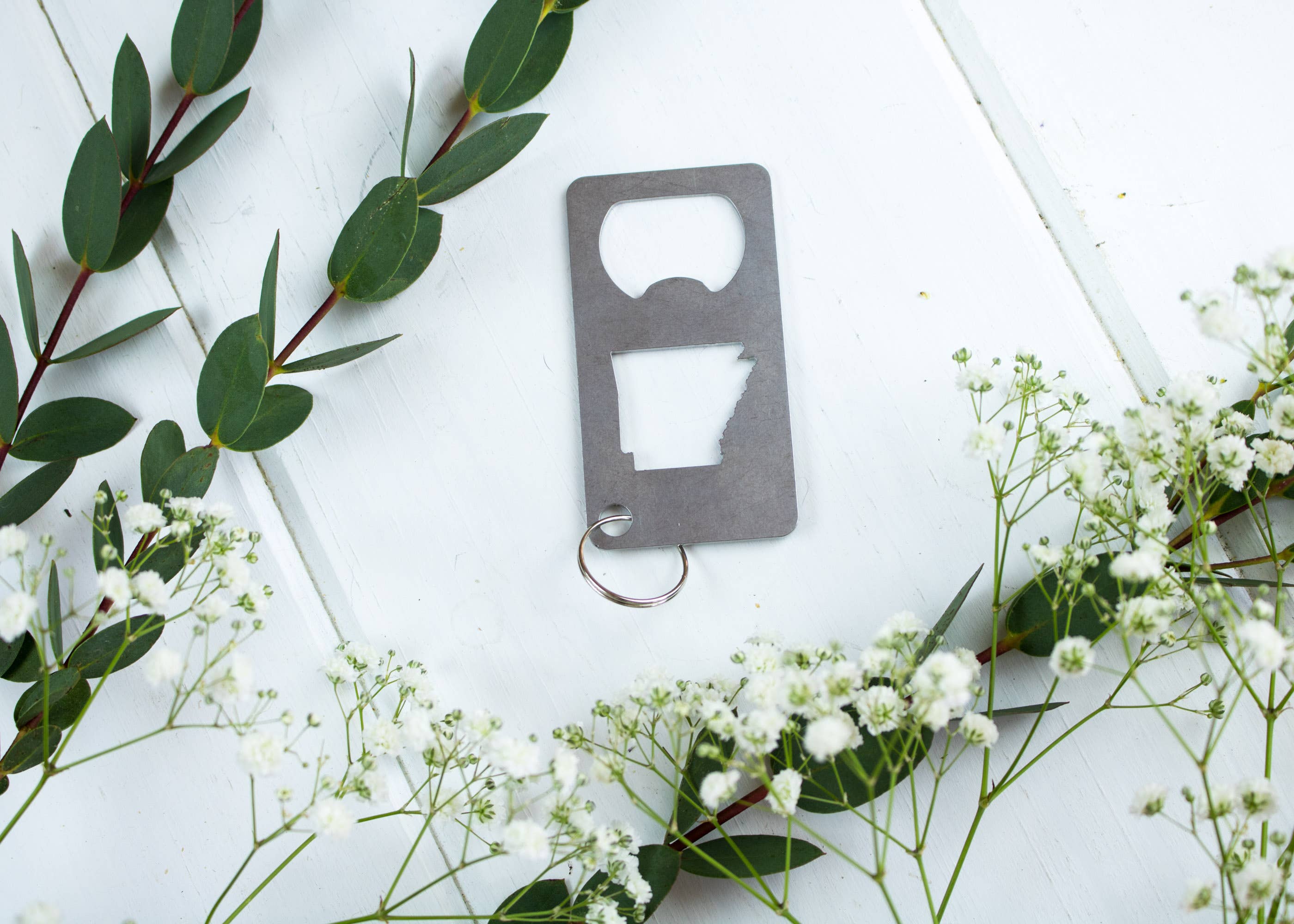 Iron Maid Art - Wholesale Bottle/Wine Opener - Arkansas State Stainless Steel Beer Bottle Opener Gift Bar3