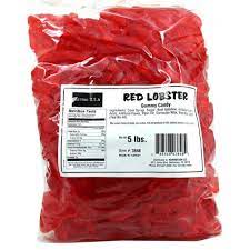 Sac Kervan Red Lobster Gummy de 5 livres pour la vente par Long Island Candy Factory