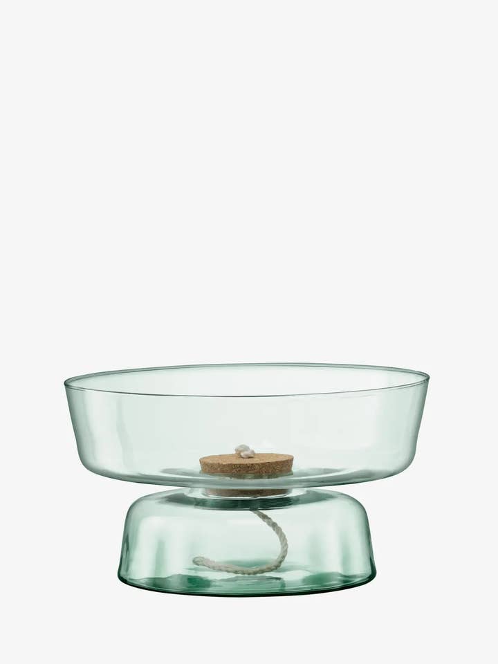 Canopy Self Watering Planter H14.5cm Recycled/Part Optic for wholesale by LSA International