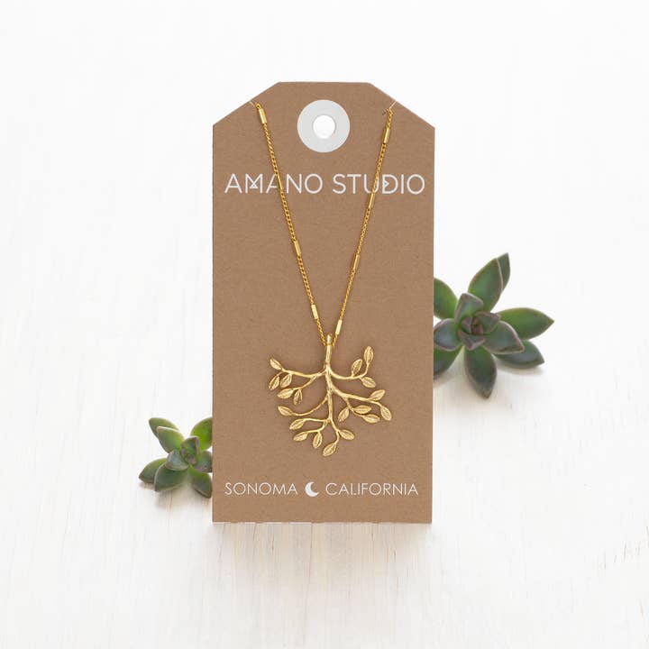 Amano Studio - Wholesale Pendant/Charm Necklace - Sprig Necklace2