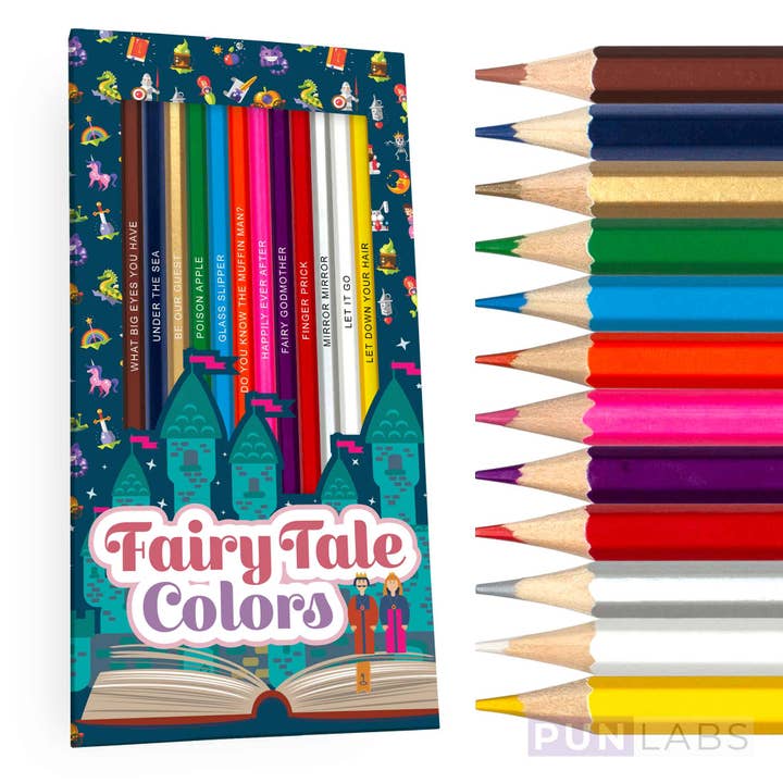 Fairy Tale Colored Pencil Set for wholesale by Pop Colors