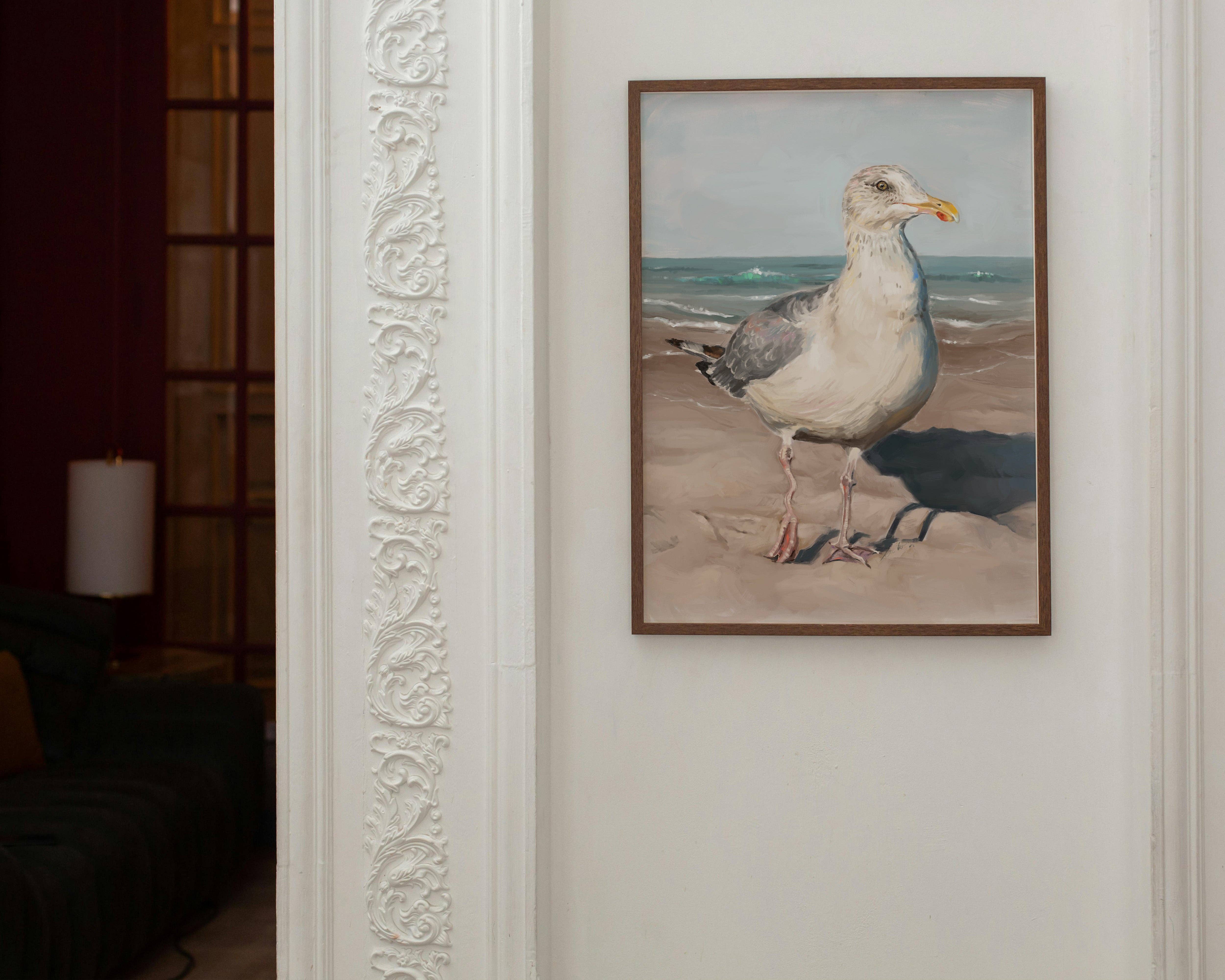 The Ugly Cat Studio - Wholesale Art Print - Seagull with Wobbly Leg Fine Art Print26