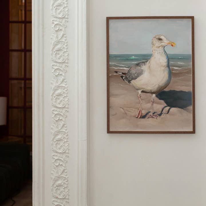 The Ugly Cat Studio - Wholesale Art Print - Seagull with Wobbly Leg Fine Art Print26