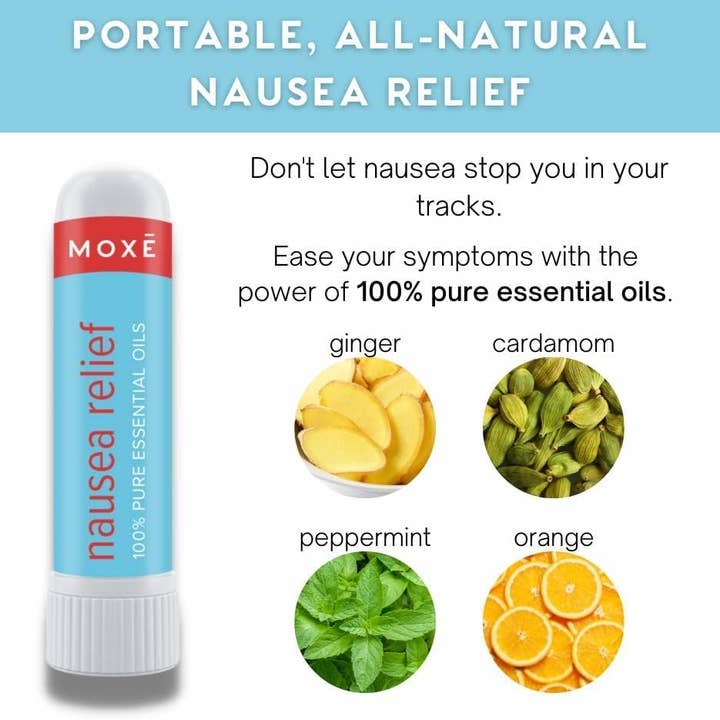 MOXĒ - Wholesale Aromatherapy Inhaler - Nausea Relief Nasal Inhaler1