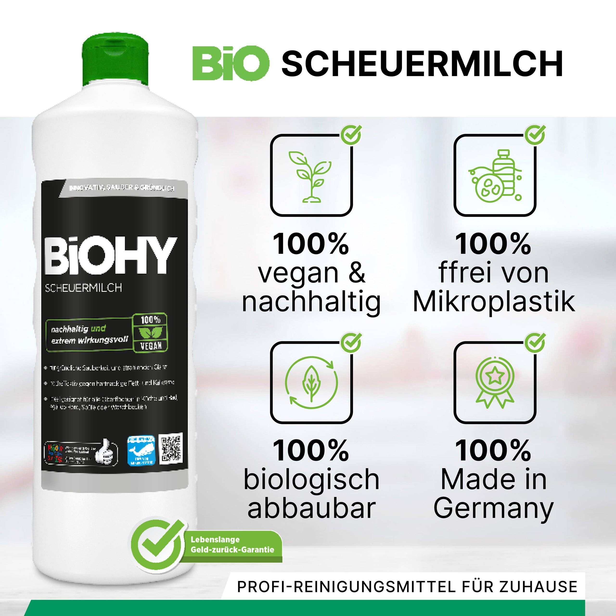 BiOHY - Wholesale All-Purpose Cleaning Spray - BioHy scouring milk, abrasive cleaner, cleaner for kitchen and bathroom, cleansing milk2