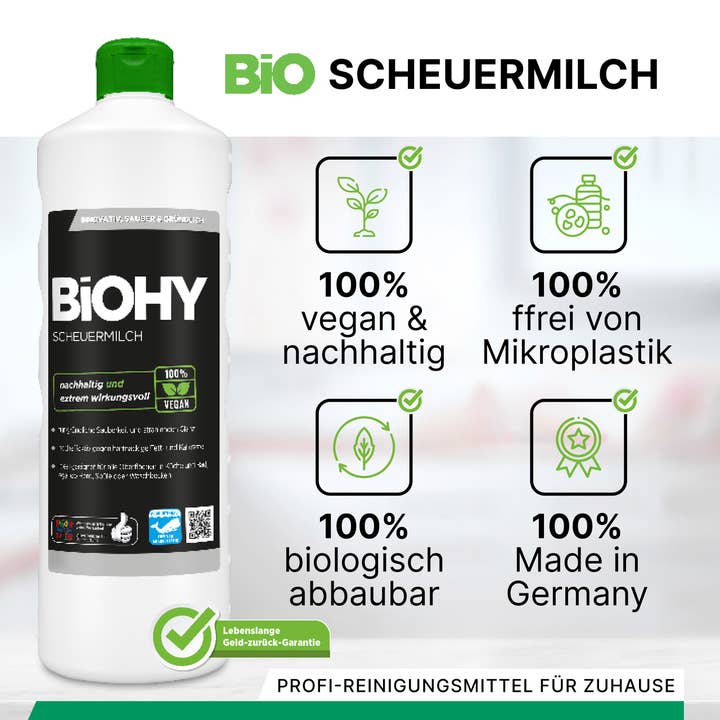 BiOHY - Wholesale All-Purpose Cleaning Spray - BioHy scouring milk, abrasive cleaner, cleaner for kitchen and bathroom, cleansing milk2